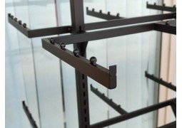 Стійка для продажу білизни чорна матова 1360×600×650 мм — купити торгове обладнання